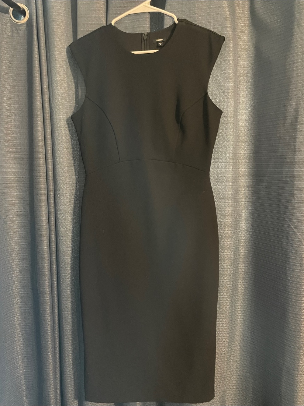 Express Black Midi Sheath Dress